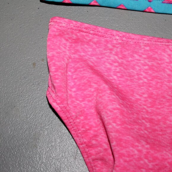 Blue & Pink 2 Pcs justice Swimsuit Size 14 - Picture 10 of 10